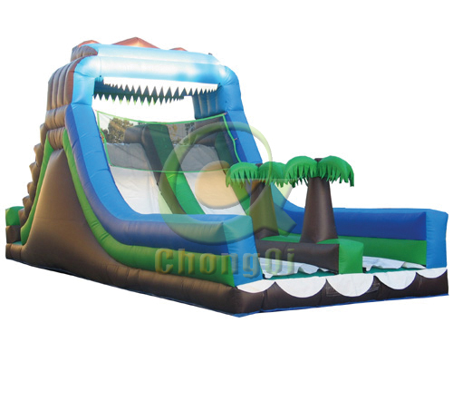 big inflatable slide